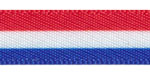 3/8" Patriotic Stripes on Satin Ribbon